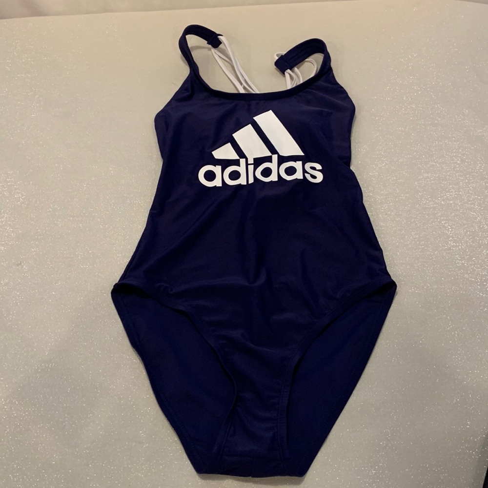 adidas Blue One Piece Swim